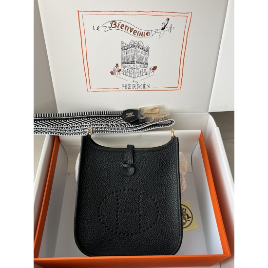 Hermes Bags Top Quality Evelyne 17cm
