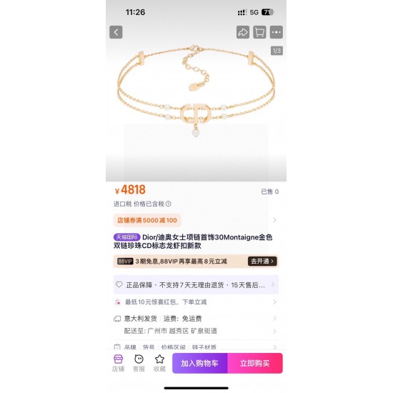 Dior Jewelry Bracelet