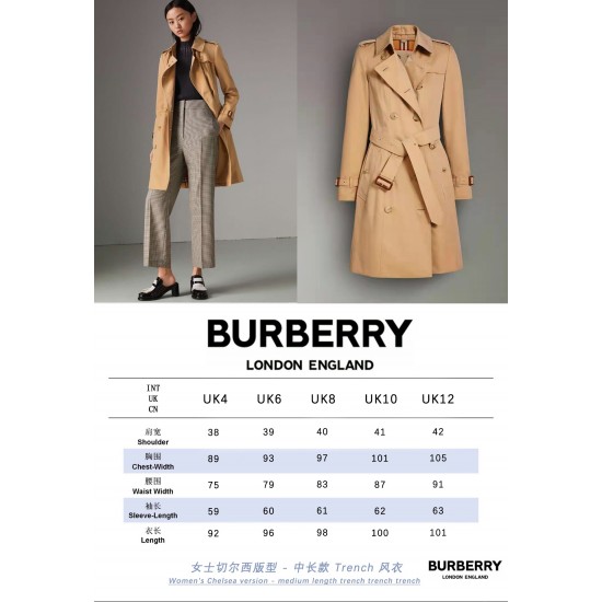 Burberry coat
uk4，6，8，10，12
