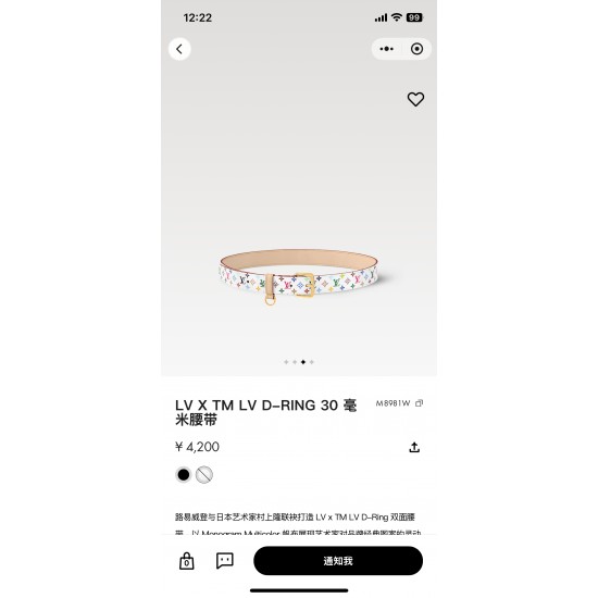 LV Belts
 Top Quality